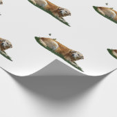 Geel labrador gemengd broed dog papier (Hoek)