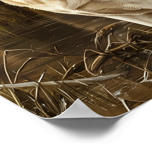 Geel Labrador jacht Poster, eendenjagers Poster (Hoek)