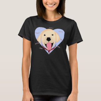 Geel Labrador Puppy Chonk Puppy Eigenaar Hond Eige T-shirt