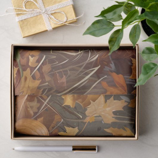 Geel Labrador Retriever Herfst Decoupage Tissuepapier (Geschenk)