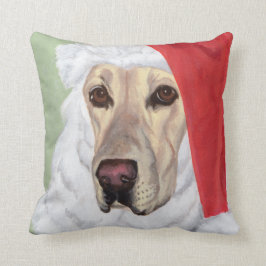 Geel Labrador Santa Kussen
