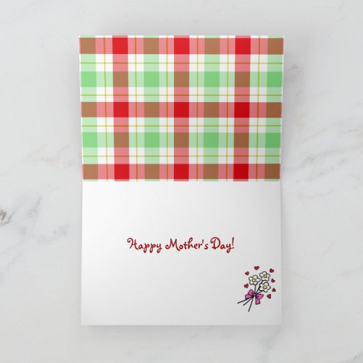 Geel Labrador stal Uw Moederdag van het Hart Kaart (Binnen)