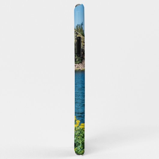 Geel landschap Case-Mate iPhone case (Achterkant/rechts)