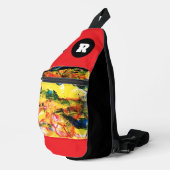 Geel landschap. sling bag (Rechterhoek)