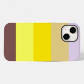 Geel lavendelbruin Case-Mate iPhone case (Achterkant (horizontaal))