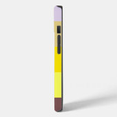 Geel lavendelbruin Case-Mate iPhone case (Achterkant / Links)