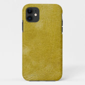 Geel leder Case-Mate iPhone case (Achterkant)