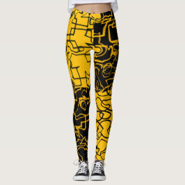 Geel Leggings
