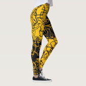 Geel Leggings (Rechts)