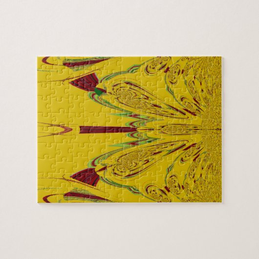 Geel Legpuzzel (Horizontaal)