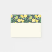 Geel lemon en groen Limoen fruitpatroon Post-it® Notes (Voorkant)