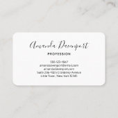 Geel lemon en groen Limoen fruitpatroon Visitekaartje (Achterkant)