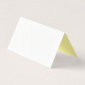 Geel | Lemons Leaves elegant Wedding Visitekaartje (Achterkant)