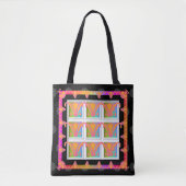 GEEL LEVENS TOTE BAG (Voorkant)