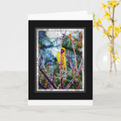 Geel Lied Kaart (Gele Bloem)