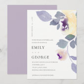 GEEL LILA ROOS FLORAAL WE HEBBEN DE KNOT KAART GEH (Voorkant / Achterkant)