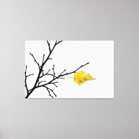 Geel Limoen Bladeren Canvas Afdruk (Voorkant)
