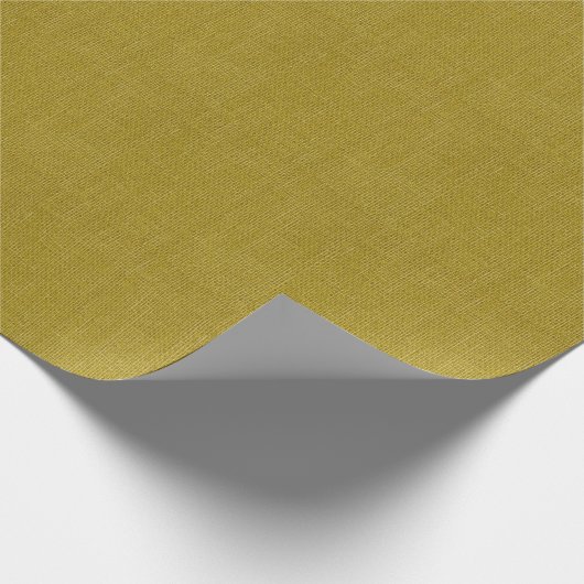 Geel linnen: close-up getextureerde schoonheid cadeaupapier (Hoek)
