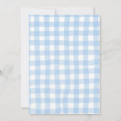 Geel lint citroen babyshower uitnodiging (Achterkant)
