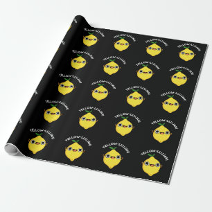 Geel-llujah Grappige Citroen Stunt Donkere BG Cadeaupapier