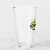 Geel Logo voor grindfietsen Glas (Rechts)