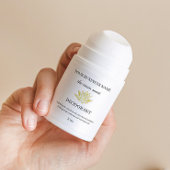 Geel lotus deodorant sticker label