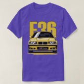 Geel M3 E36 Coupe T-shirt (Design voorkant)