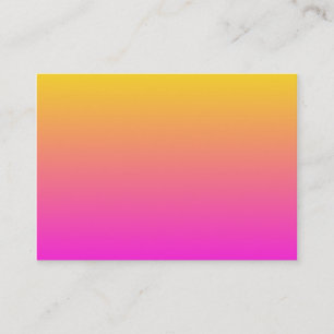 Geel Magenta Gradiënt Visitekaartje