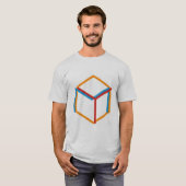 Geel Magisch Orchestra Hexagonal Logo Shirt (Voorkant volledig)