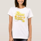 Geel mama van de jarige vrouw T-Shirt (Voorkant)
