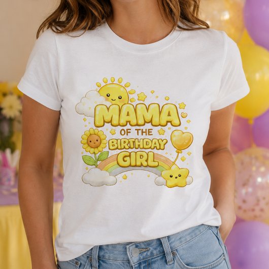Geel mama van de jarige vrouw T-Shirt