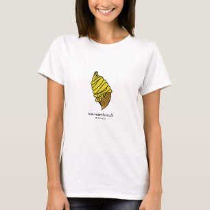 Geel Mango Ice Cream Cone icecreamliciouS T-shirt