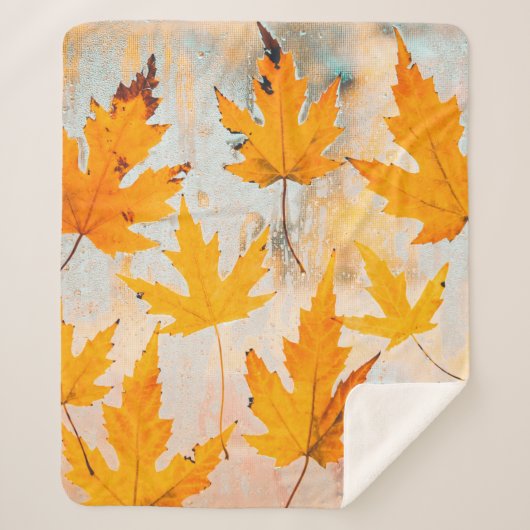 GEEL MAPELVERLIES SHERPA DEKEN (Voorkant)