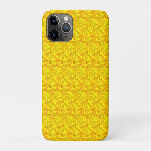 Geel Marigold Bloemen Naadloos Patroon Case-Mate iPhone Case (Achterkant)