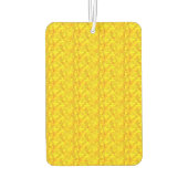 Geel Marigold Bloemen Naadloos Patroon Luchtverfrisser (Achterkant)