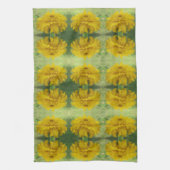 Geel Marigold Floral Kitchen Towels Theedoek (Verticaal)