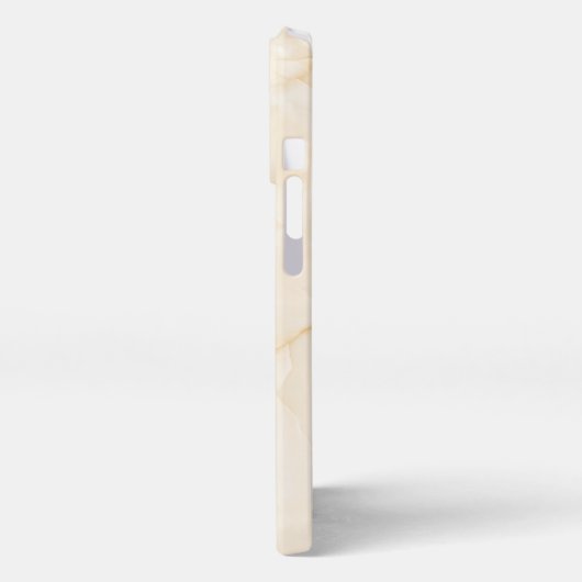 Geel marmeren achtergrond iPhone hoesje (Linkerkant)