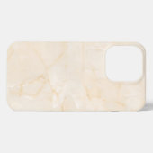 Geel marmeren achtergrond iPhone hoesje (Achterkant horizontaal)