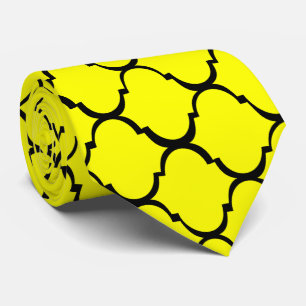 Geel Marokkaans design Stropdas