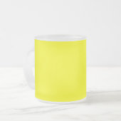Geel Matglas Koffiemok (Voorkant links)