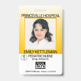 Geel - Medische Veldfoto - Verpleegkundige Badge