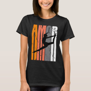 Geel meisje van Amor Dance Meisje van de geboorte T-shirt