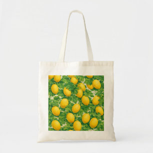 Geel Meloen Wijnstok Botanisch Patroon Tote Bag