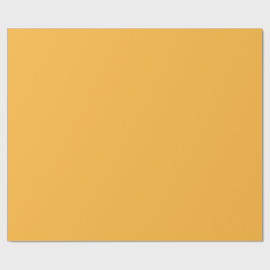 Geel - Merigold inpakpapier Roll (Vlak)