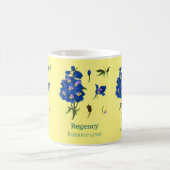Geel met blauw larkspur bloemen Romance Lover Magische Mok (Center)