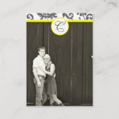 Geel met de Kaarten van de Grijze Berichten van de (Achterkant)