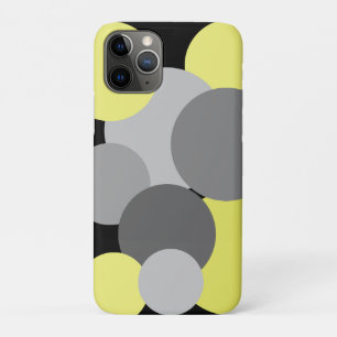 Geel met grijze pokadots Case-Mate iPhone case
