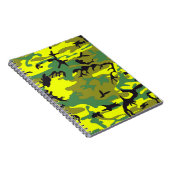Geel met Groen Notitieboek Camouflage (Rechterzijde)