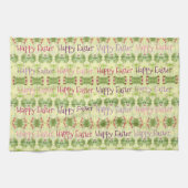 Geel met groen theedoek (Horizontaal)