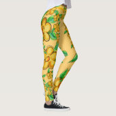 Geel met karameliseerde geel leggings (Rechts)